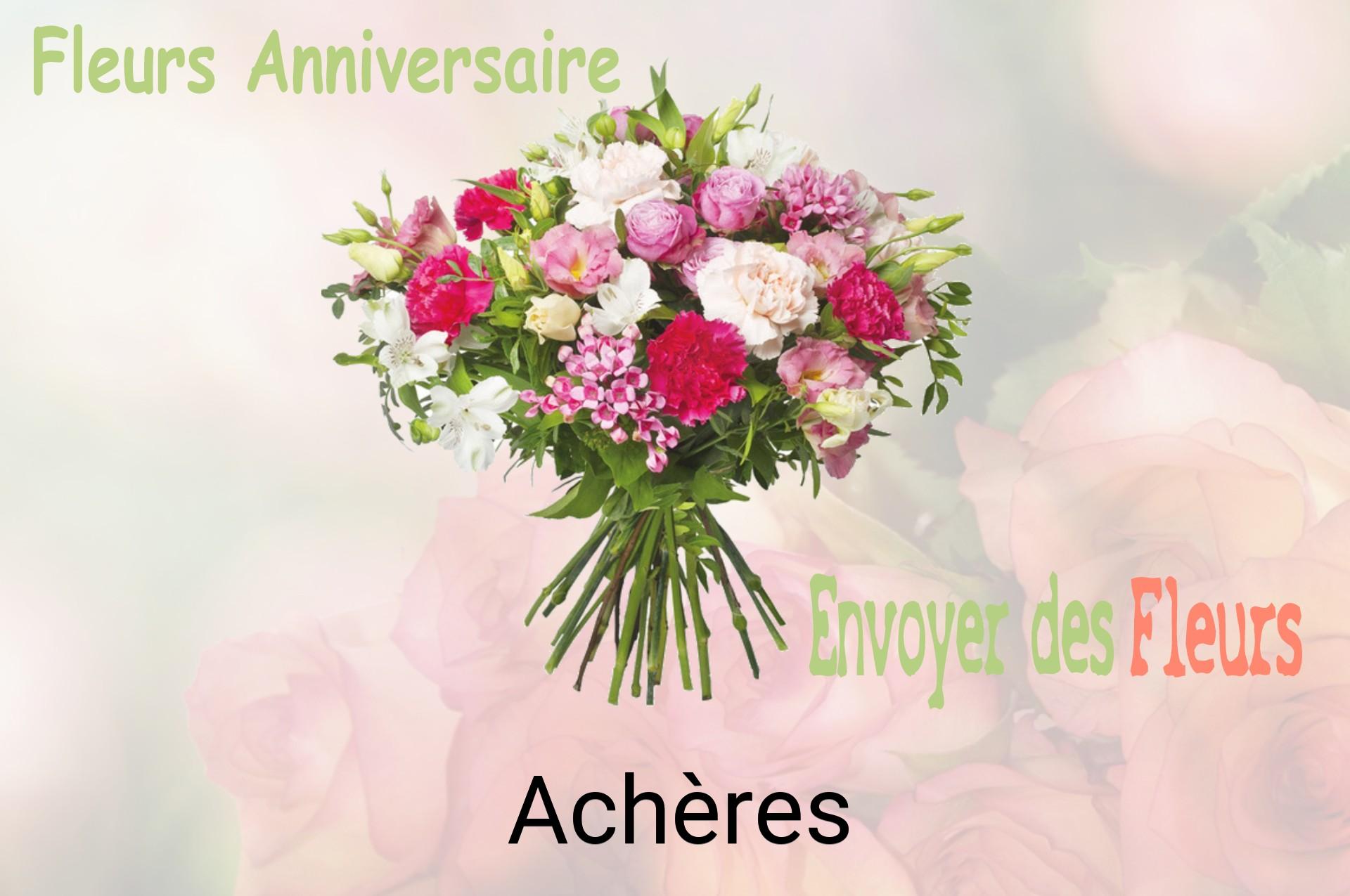 Bouquet de fleurs d’anniversaire livré à Achères